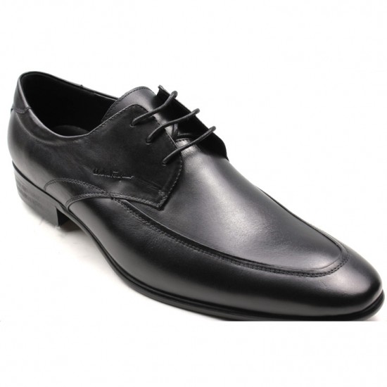 Ferragamo Linear Dress Shoes Black-SFM-T2366
