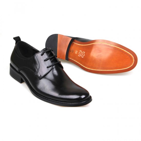 Ferragamo Aiden Patent Oxford Shoes Black-SFM-T2347