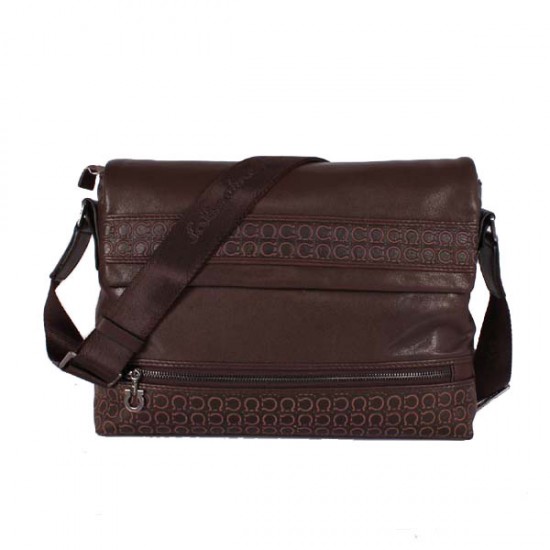 Ferragamo Crossbody Leather Brown Bag-SFM-T2942