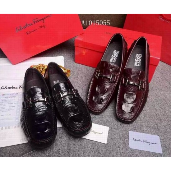 Ferragamo casual leather shoes 2 colors 129-SFM-T2454
