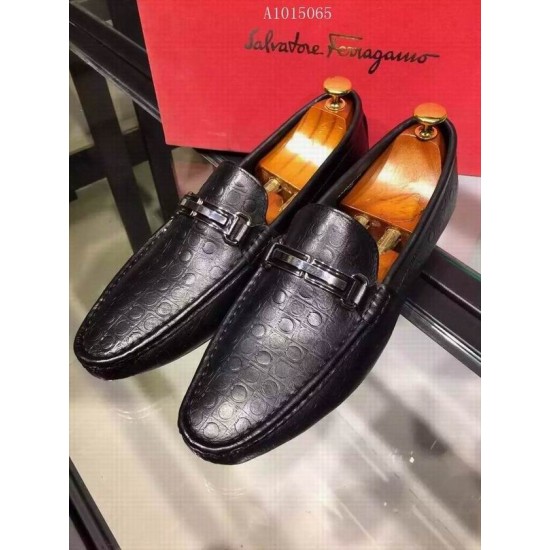 Ferragamo casual shoes in black color 122-SFM-T2443