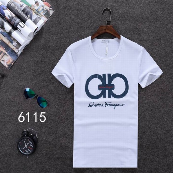 Ferragamo Short T-shirt in white color-SFM-T1220