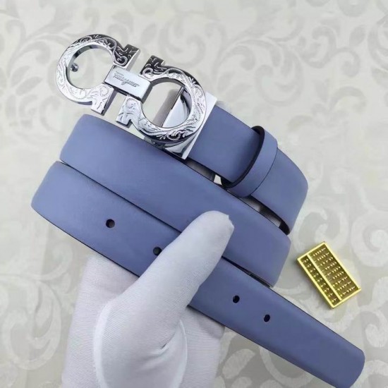 Ferragamo original edition adjustable calfskin leather gancini belt OE005-SFM-T1543