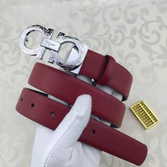 Ferragamo original edition adjustable calfskin leather gancini belt OE011-SFM-T1537