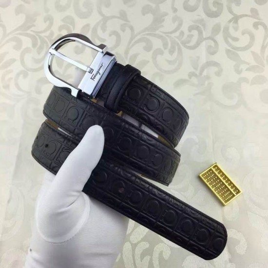 Ferragamo original edition adjustable calfskin leather gancini belt OE016-SFM-T1532