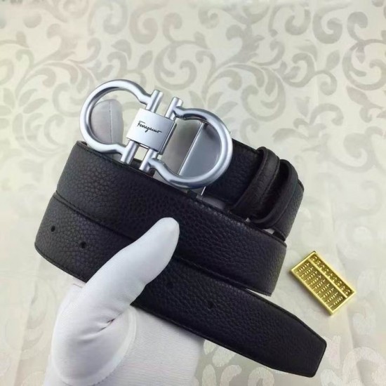 Ferragamo original edition adjustable calfskin leather gancini belt OE022-SFM-T1526