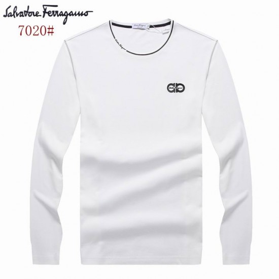 Ferragamo Long T-shirt in white 2021-SFM-T1261