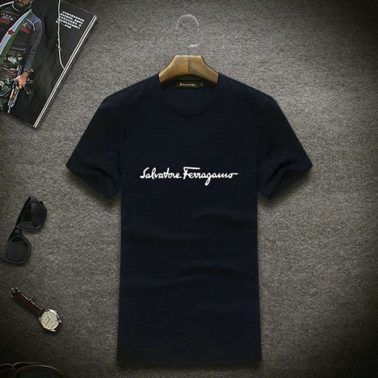 Ferragamo Short T-shirt in black 2021 for sale-SFM-T1235
