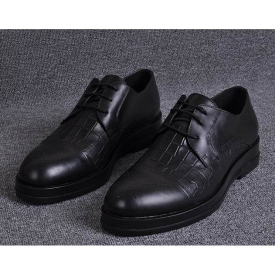 Ferragamo Derby Shoes In Black-SFM-T1496