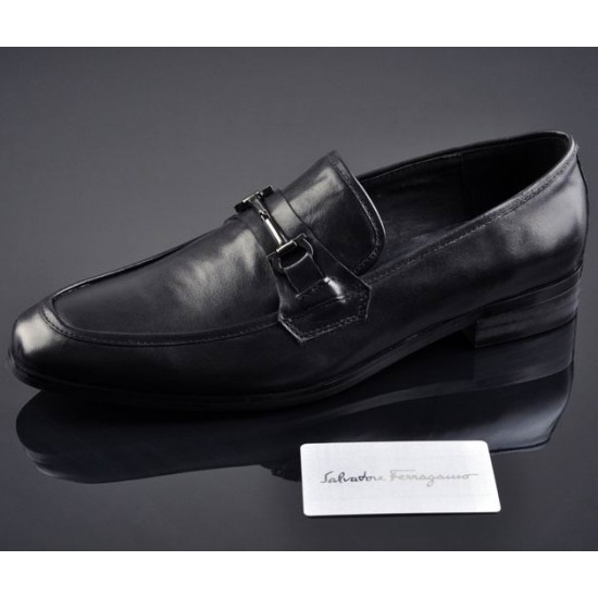 Ferragamo Gancio Bit Loafer Shoes-SFM-T1507