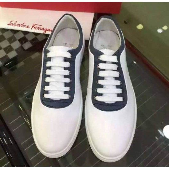 Ferragamo Low Top Sneakers White-SFM-T1465