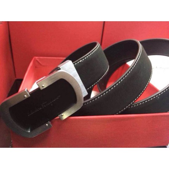 Ferragamo Gentle Monster leather belt with double gancini buckle GM039-SFM-T1712