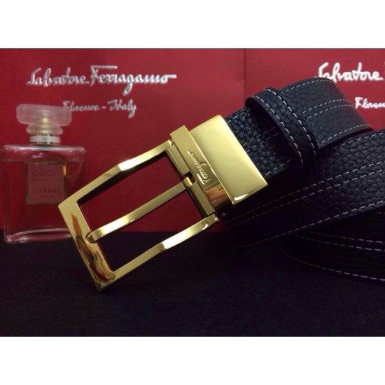 Ferragamo Gentle Monster leather belt with double gancini buckle GM124-SFM-T1627