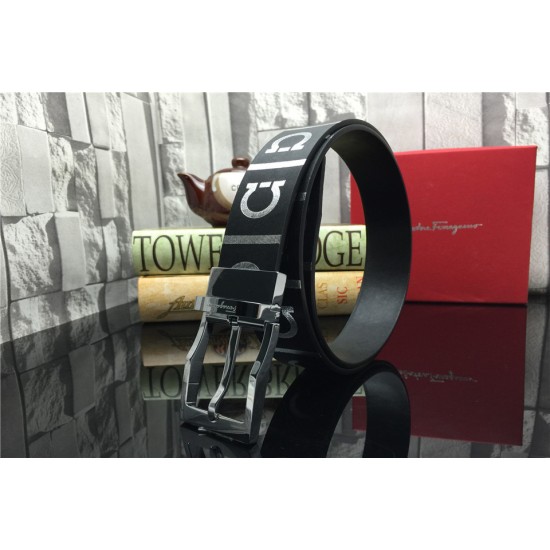 Ferragamo Gentle Monster leather belt with double gancini buckle GM173-SFM-T1578