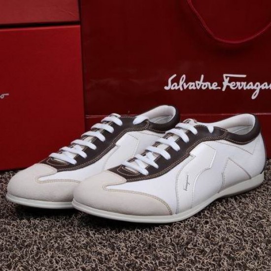 Salvatore Ferragamo Gancio Sneakers White color-SFM-T1487