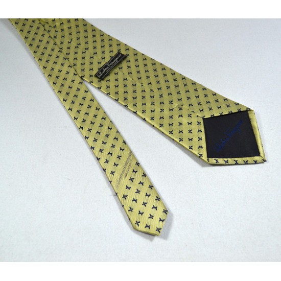 Ferragamo Butterfly Printed Tie 100 Silk Twill Sale-SFM-T2438