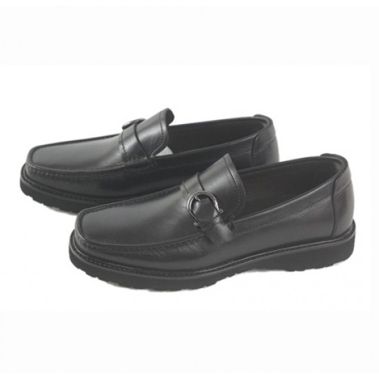 Ferragamo Shoes Asymmetric Monk Strap Suede Black Sale-SFM-T3127