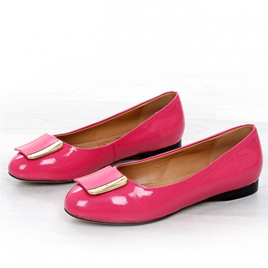 Ferragamo Patent Leather Footwear Rose-SFW-K3099
