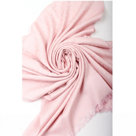 Authentic Ferragamo Wool Scarf Pink-SFW-K2765