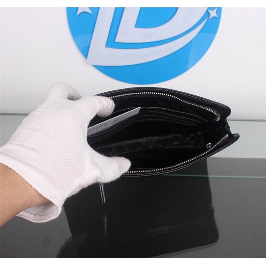 Ferragamo clutch wallet 2021 black sale-SFW-K2430