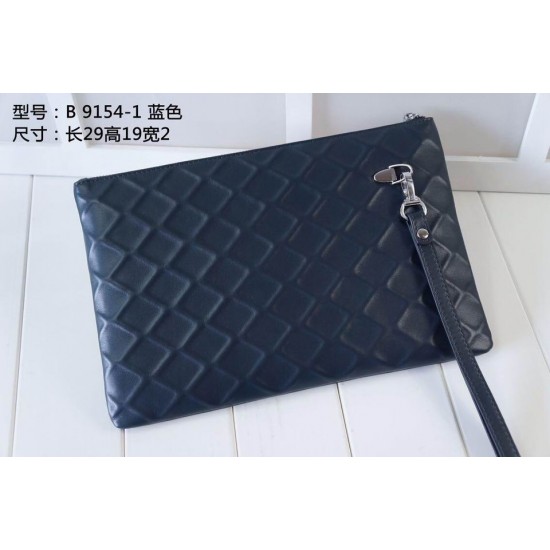 Ferragamo pouch wallet navy blue high quality-SFW-K2432