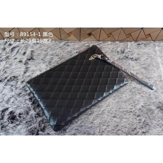 Ferragamo pouch wallet black-SFW-K2436