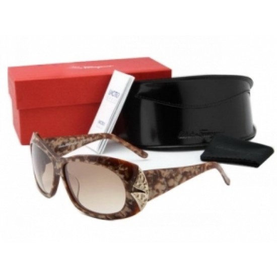 Ferragamo Sunglasses Coffee Frame Discount-SFW-K3364
