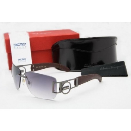 Ferragamo Style Sunglasses Grey Chocolate Discount-SFW-K3342