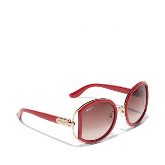 Salvatore Ferragamo Oversized Round - Frame Sunglasses Online-SFW-K3321
