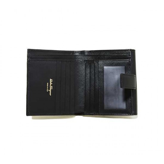 Salvatore Ferragamo Gancio Clasp French Wallet-SFW-K2412