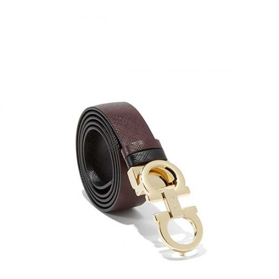 Salvatore Ferragamo Medium Double Gancio Belt Sale-SFW-K3625