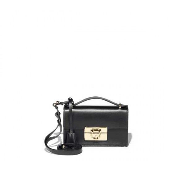 Salvatore Ferragamo Small Gancio Lock Shoulder Bag Sale Online-SFW-K2722